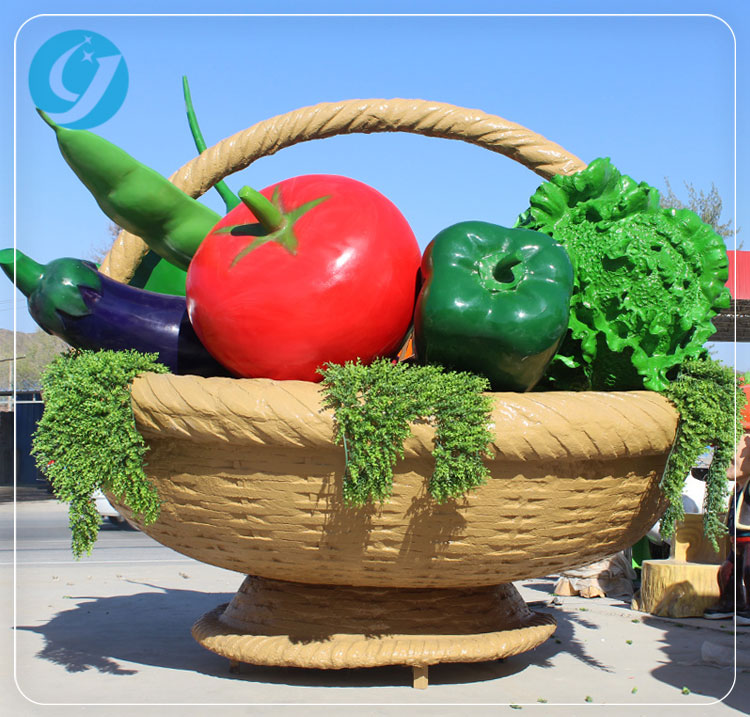 玻璃鋼果蔬雕塑定做
