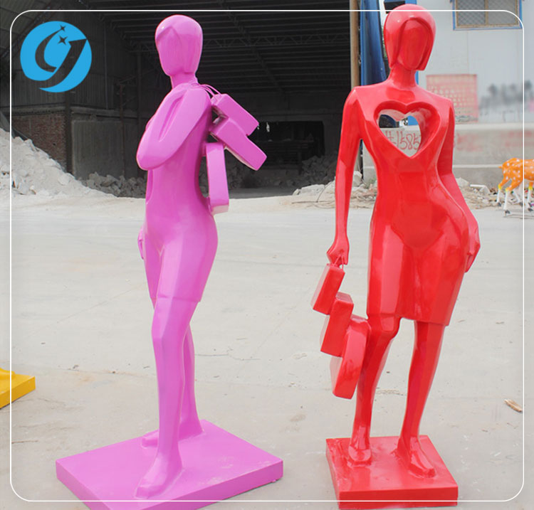 專業的玻璃鋼抽象雕塑
